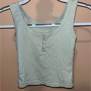 small shein light green crop-top